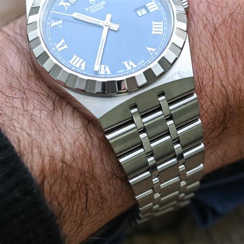 tudor royal 41mm on wrist|tudor day date 41mm.